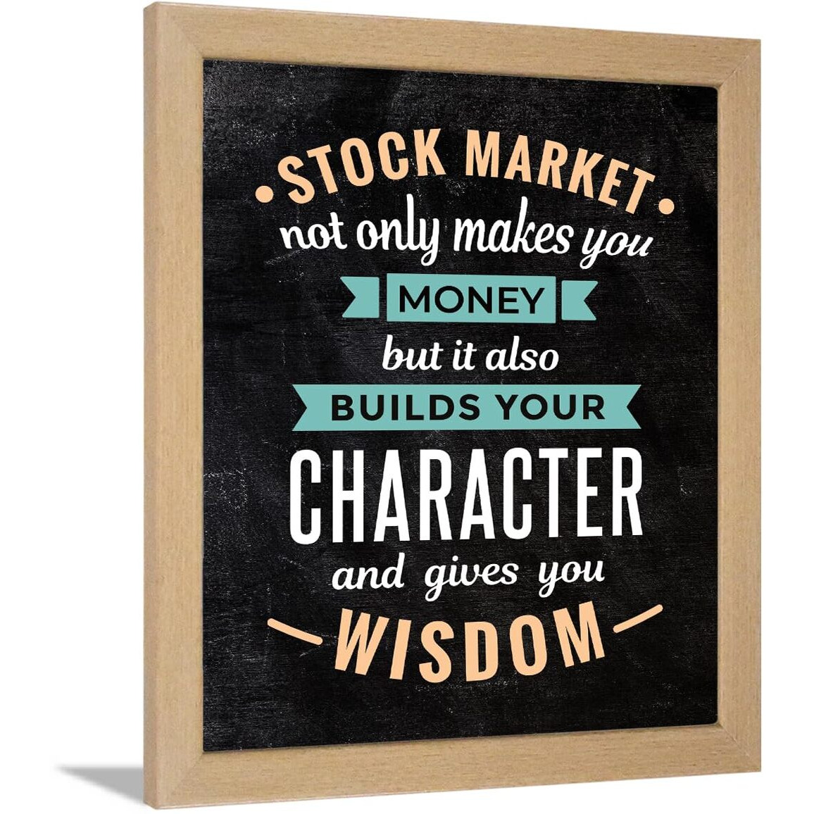 Chaka Chaundh - Trading Quotes Wall Frames - Stock Market Quotes Wall Frames - Share Market Quotes Frames -Finance Quotes Wall Frames  Money Quotes Wall Frames - 14 X 11 Inches