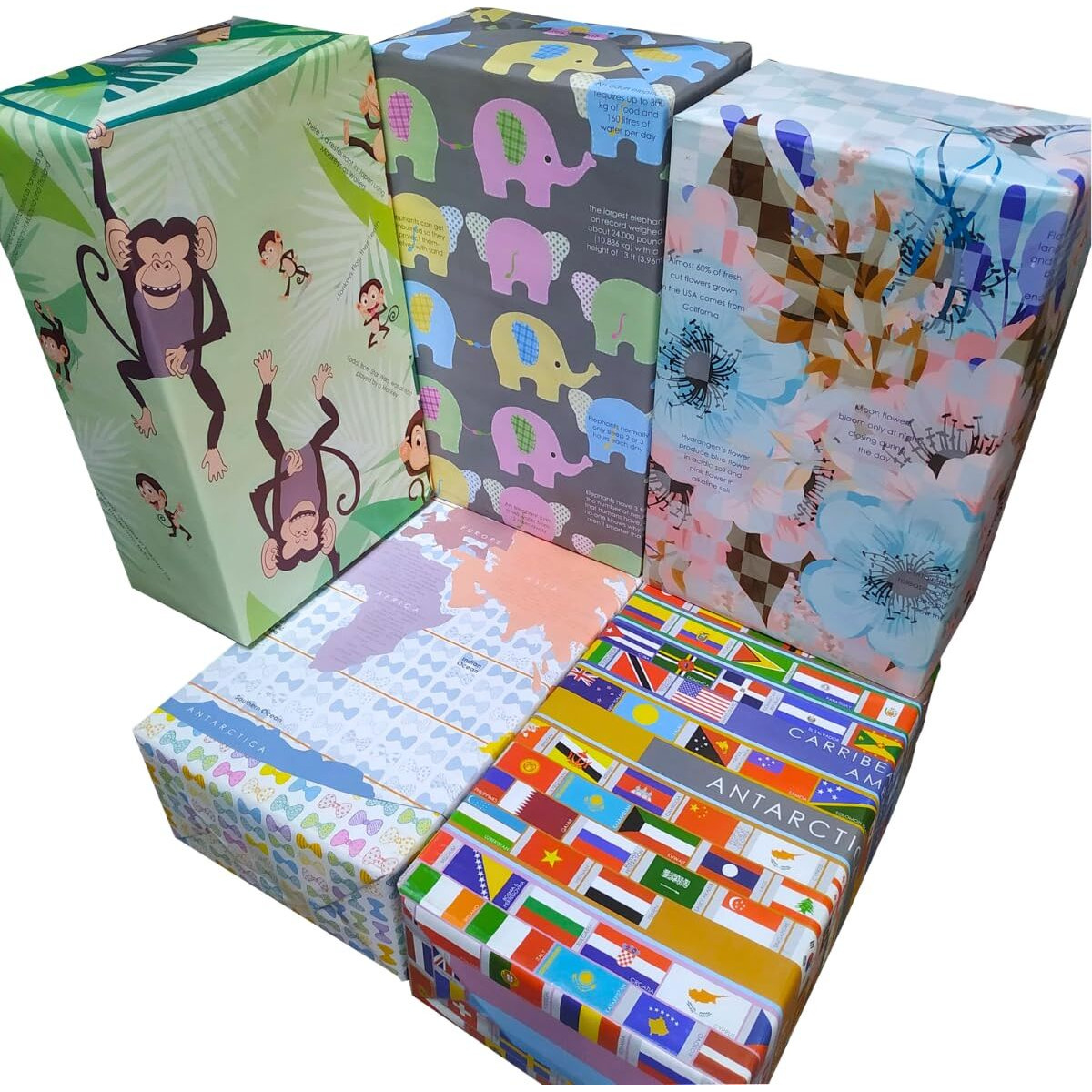 Evince - Thoughtful Presentations 10 Gift Wrapping Paper Variety | All Occasions | Birthday Baby Shower Anniversary Diwali Christmas New Year Gifts