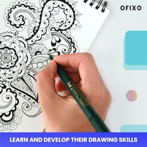 Ofixo A5 Sketchbook 50 Sheet -5.8 X 8.3 Inch 140 Gsm| Top Spiral-Bound Sketchpad For Artists & Academic Use (Pack Of 2)