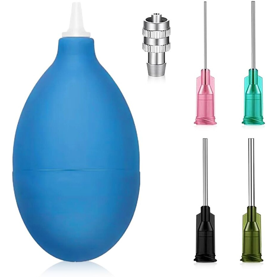 Supvox Pottery Spray Bottle, Pottery Tools Supplies Ceramic Precision Applicator, Slip Trailing Pottery Glaze Squeeze Bottleglazes Applicator With 5 Attachment Nozzles & 1 Adapter