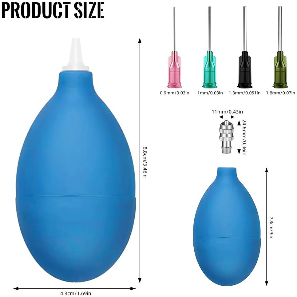 Supvox Pottery Spray Bottle, Pottery Tools Supplies Ceramic Precision Applicator, Slip Trailing Pottery Glaze Squeeze Bottleglazes Applicator With 5 Attachment Nozzles & 1 Adapter