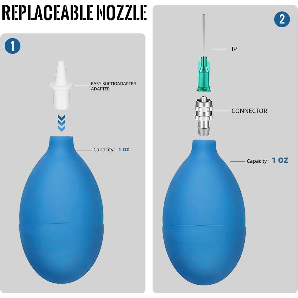 Supvox Pottery Spray Bottle, Pottery Tools Supplies Ceramic Precision Applicator, Slip Trailing Pottery Glaze Squeeze Bottleglazes Applicator With 5 Attachment Nozzles & 1 Adapter