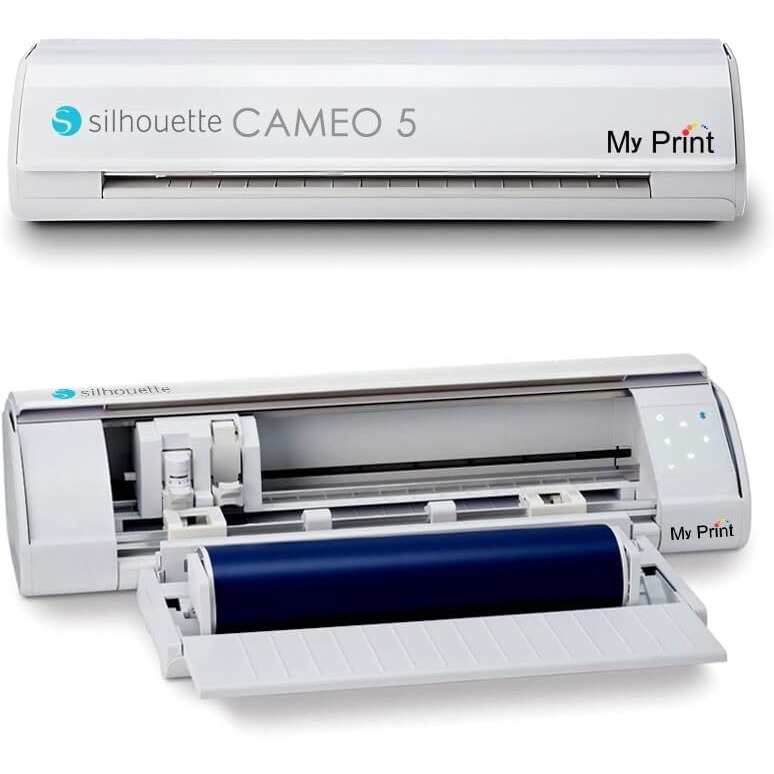 My Print | Silhouette Cameo 5 Cutting Plotter For Sticker Cutting | Crafting User | Customise Working | 12 Inch Width For Business Supplies Products (Black)