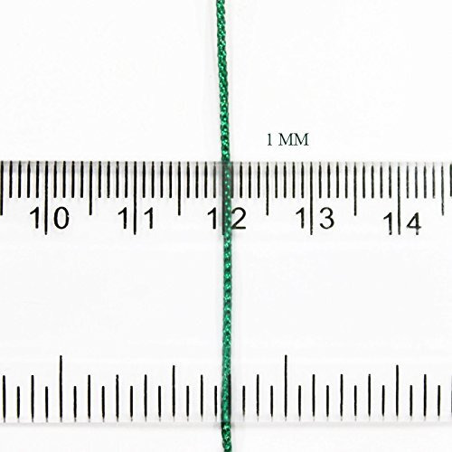 Embroiderymaterial Badla Threads For Embroidery, Jewellery And Craft Making(1Mm, 200 Metre, Dark Green Color)