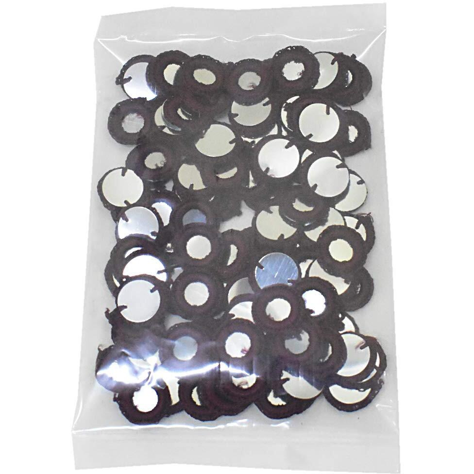 Embroiderymaterial Crochet Rings For Craft, Decoration And Embroidery (20Mm, Dark Maroon, 100 Pieces)