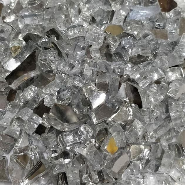 Precious Art By Sonal Stones For Resin Art - Crystal Reflective Glass - 250 Gram