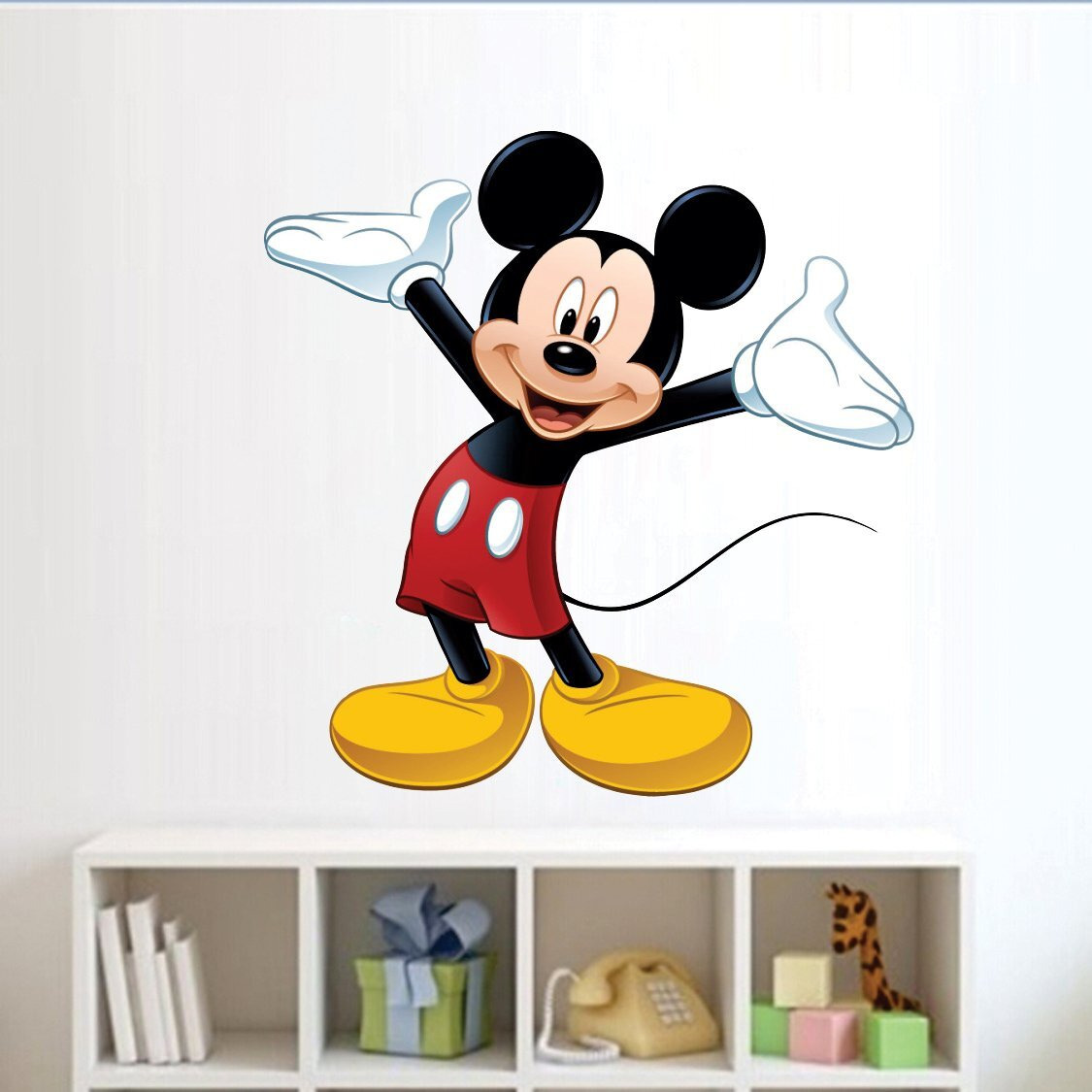 Ghar Kraft Mickey | Panda | Mouse Jerry | Krishna Wall Sticker For Home