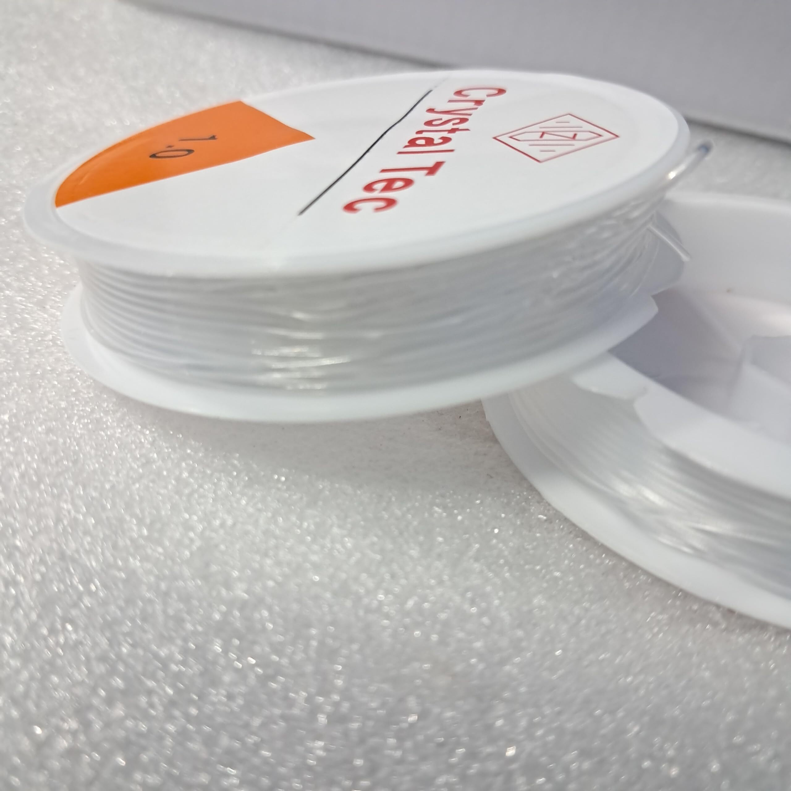 Jewellery Making Elastic Transparent Strechable Cord, Thread For Necklace, Bracelet (Pack Of 2)