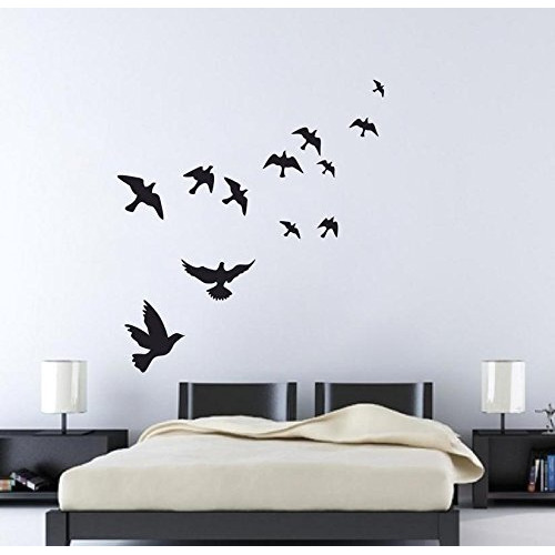 Sticker Yard Vinyl Animals Wall Sticker, 22.04 X 17.71 X 0.39 Inches, Black