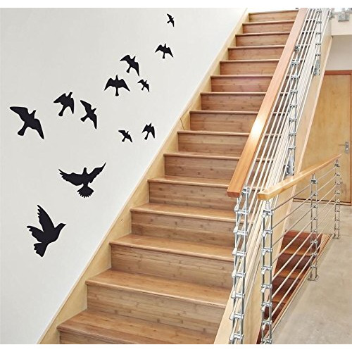 Sticker Yard Vinyl Animals Wall Sticker, 22.04 X 17.71 X 0.39 Inches, Black