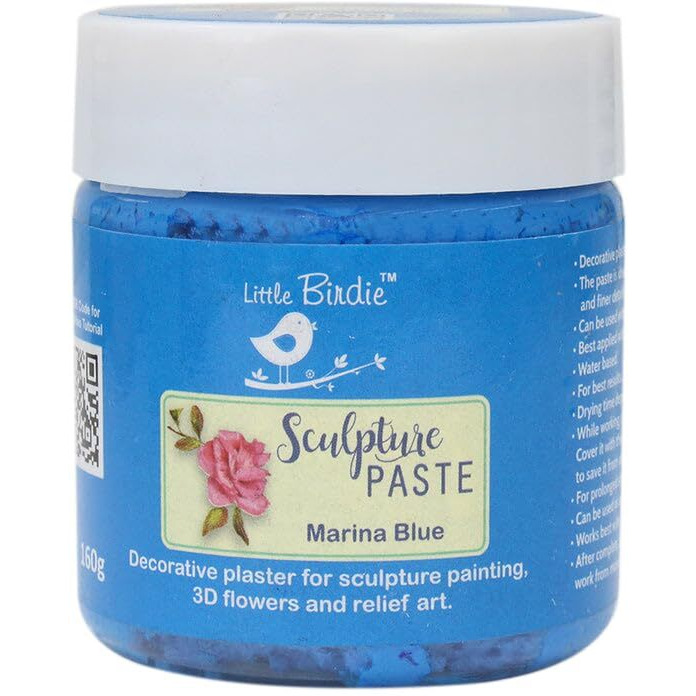 Little Birdie - Sculpture Paste 160 Gm - Marina Blue