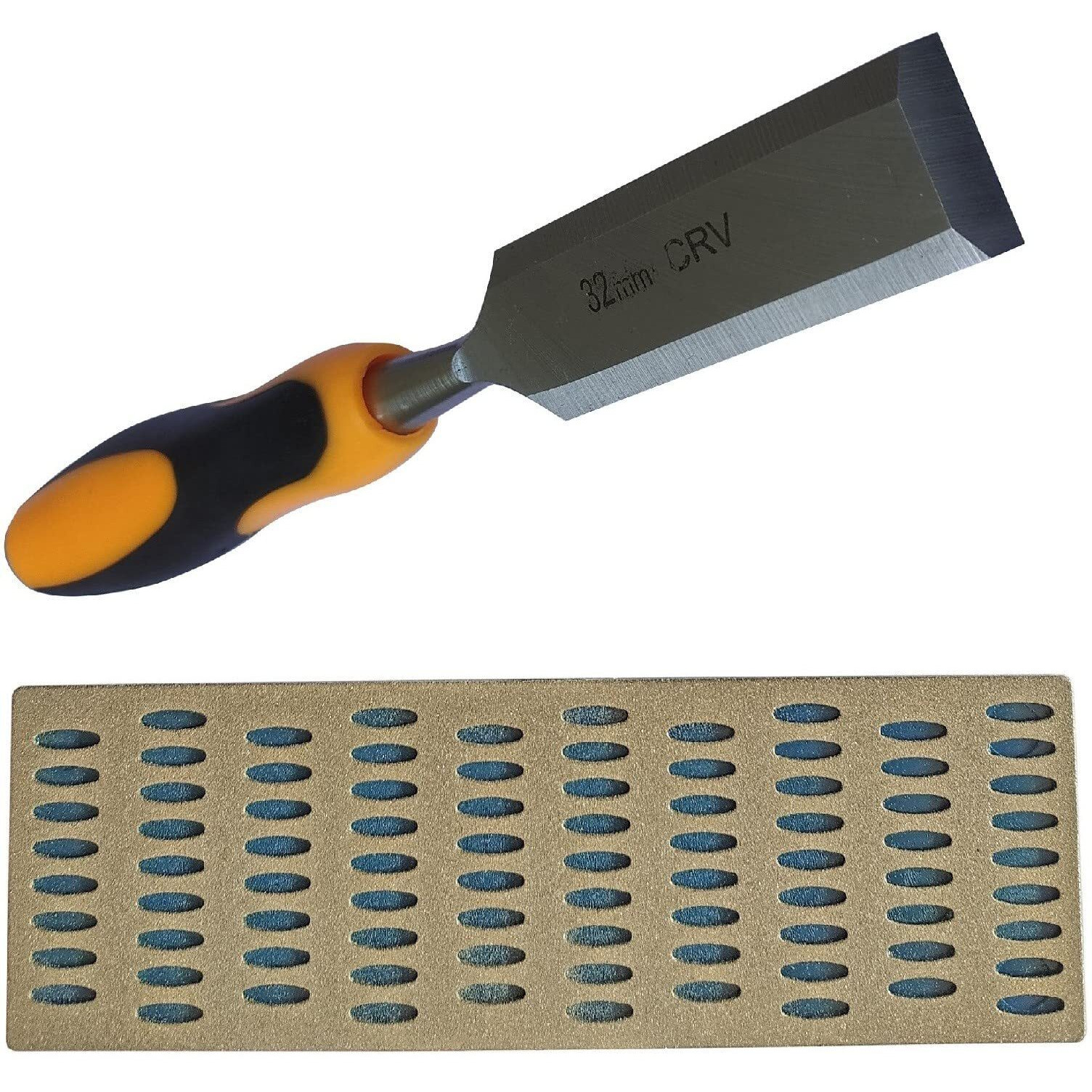 Dumdaar 32Mm Chisel With Sharpening Tool Bevel Chisel Set ()