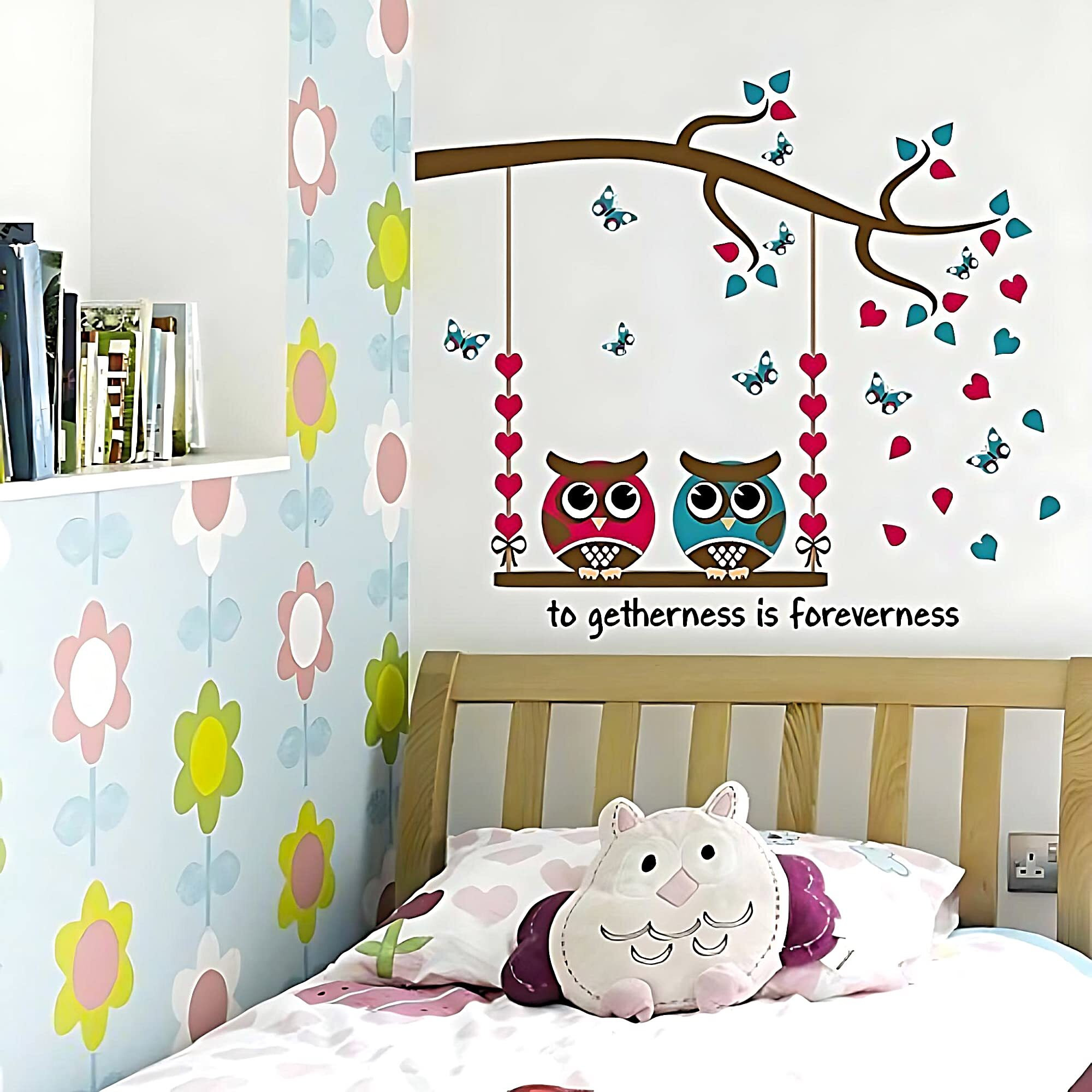Jaamso Royals ' Fuite Cartoon ' Sticker For Wall, Wall Design, Wall Design Sticker For Hall, Wall Stickers For Bedroom Big Size, Sticker For Wall Decoration (Pvc Vinyl, 30Cm X 60Cm)