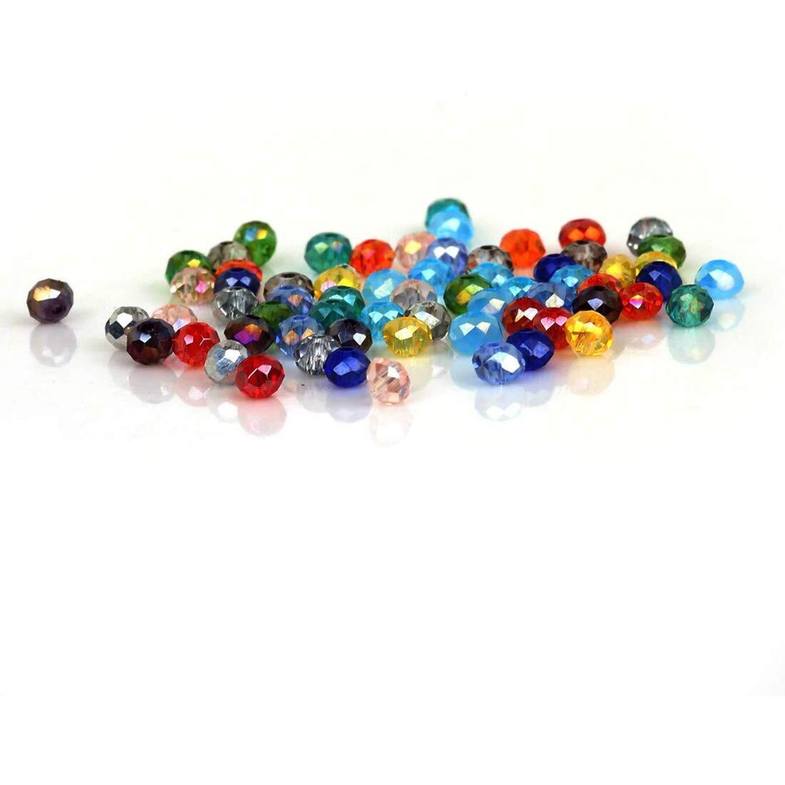 Diy Crafts 2Mm 3Mm 4Mm 6Mm 8Mm Rondelle Austria Faceted Crystal Beads Glass Beads Round Loose Spacer Beads For Jewelry Making, 3Mm 145 Piece
