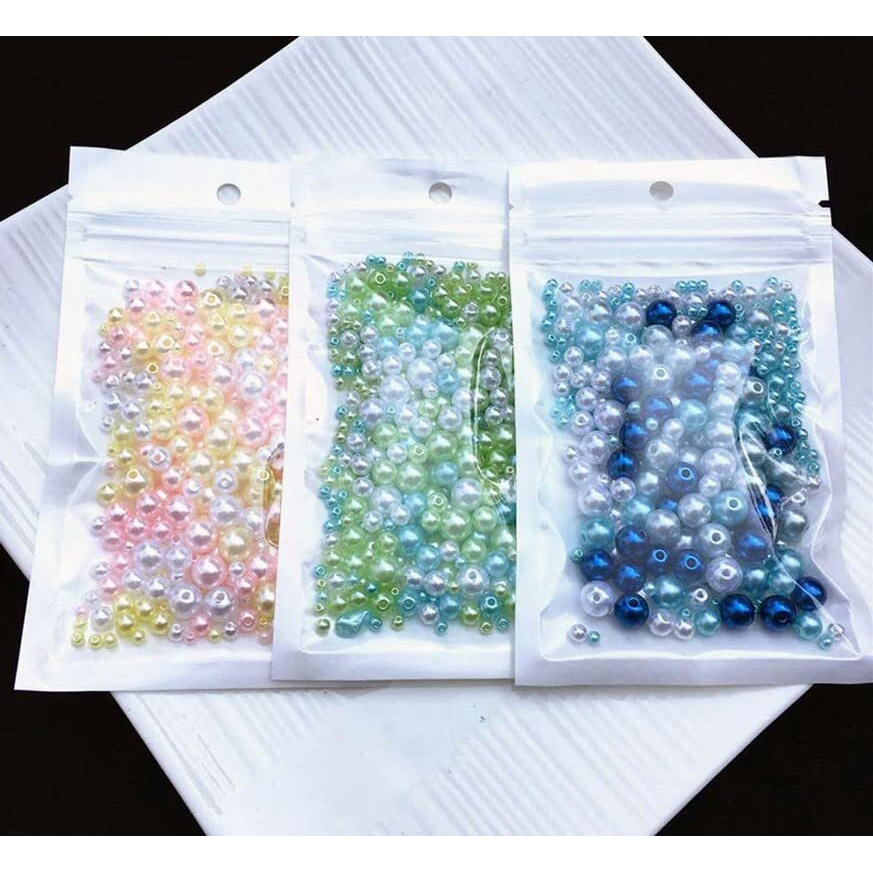 Diy Crafts Pack Of 150 Pcs 150X1, Color Mix Size C11, 150-200Pcs/Pack Mix Size 3/4/5/6/8Mm Beads With Hole Colorful Pearls Round Acrylic(Pack Of 150 Pcs 150X1, Color Mix Size C11)