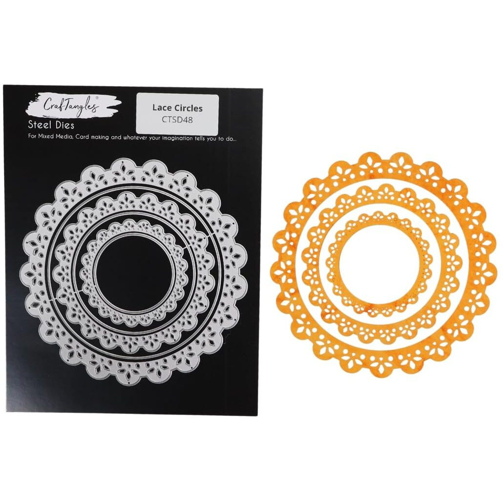 Craftangles Steel Dies - Lace Circles (Set Of 6 Dies)