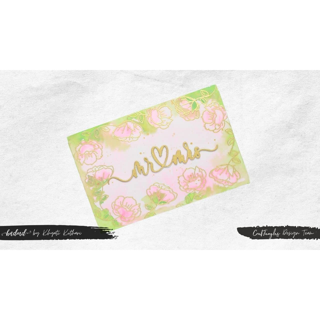 Craftangles Steel Dies - Wedding Sentiments (Set Of 10 Dies)