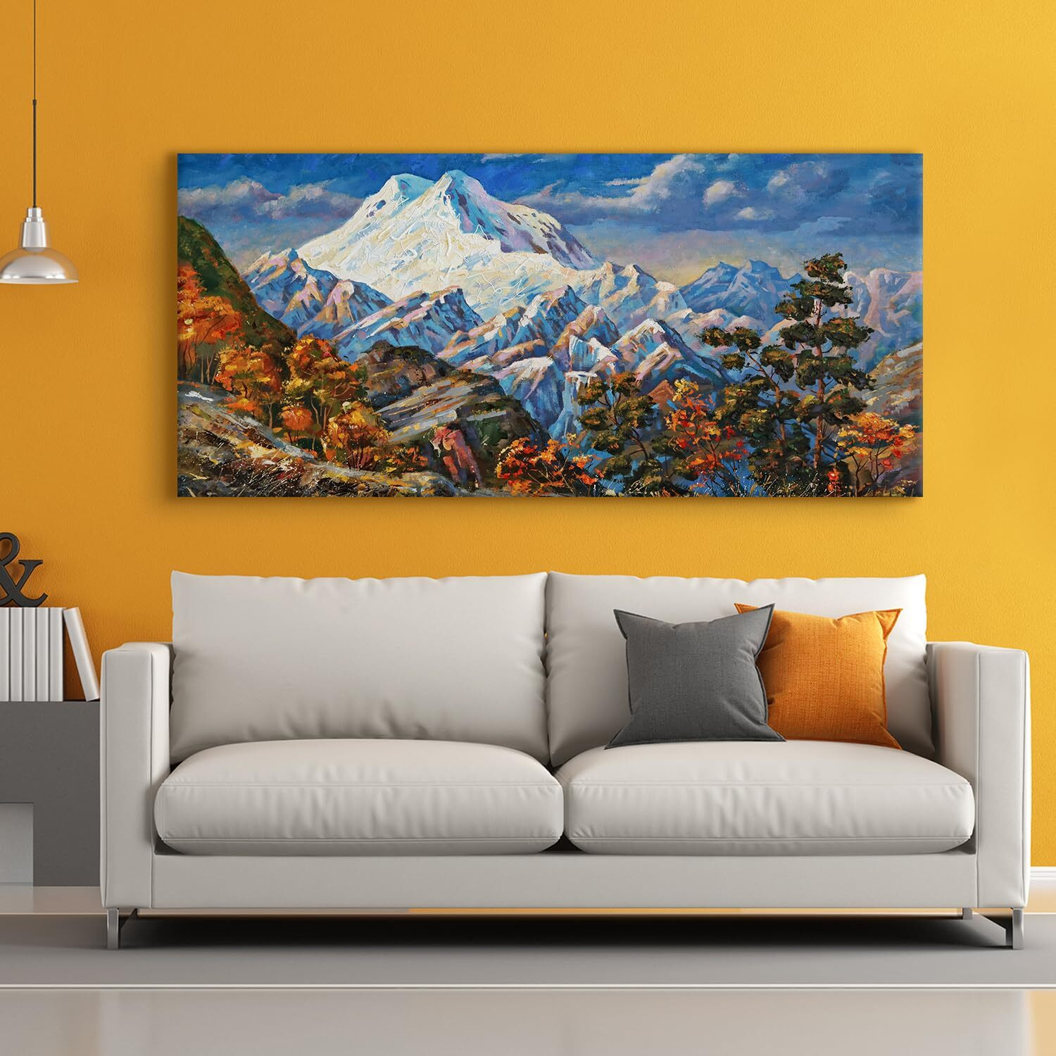 Printelligent Unframed Rolled Art Print. Abstract Modern Wall Art Canvas Paintings For Home Dcor And Office Walls. Unframed Canvas Painting For Wall Decor. (I)