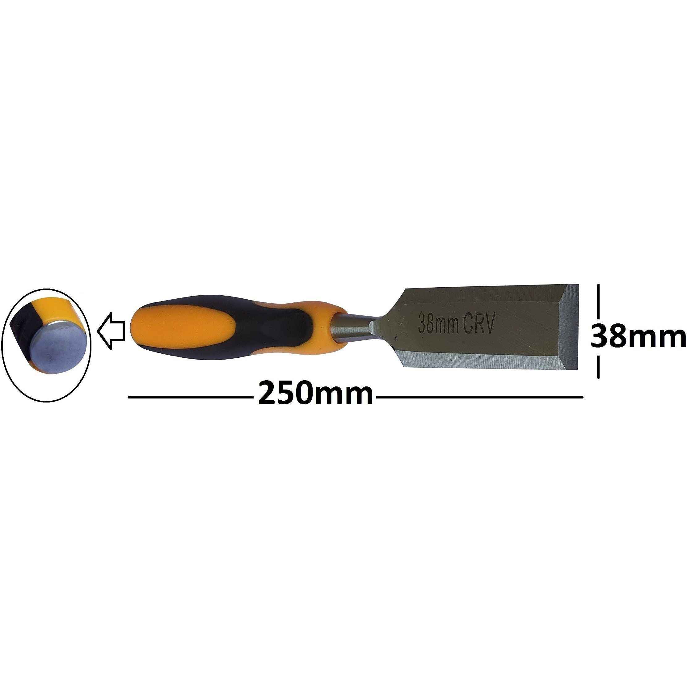 Inditrust 38Mm Wood Chisel Wood Carving Hand Chisel 1Pc Bevel Chisel Set (Pack Of 1)