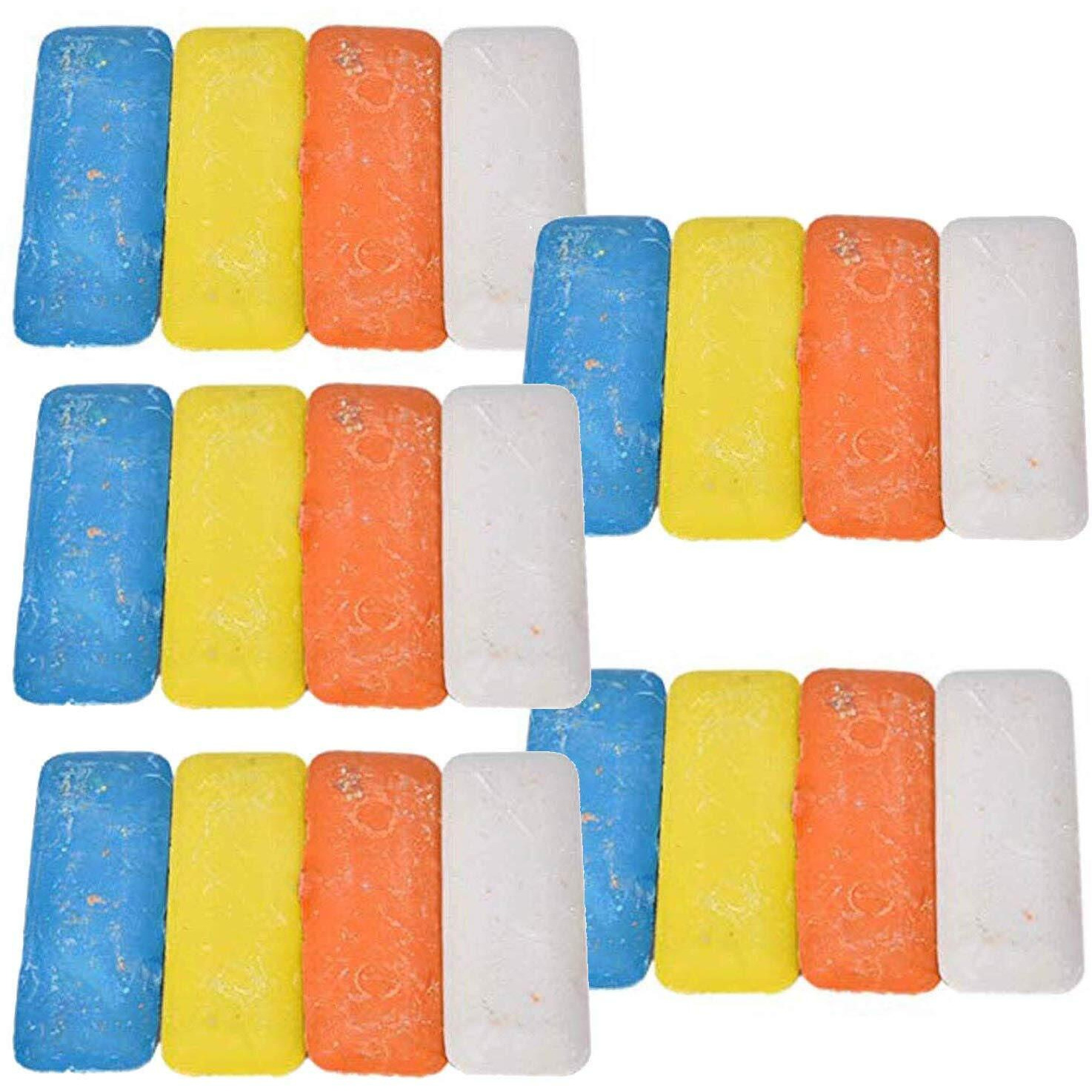 Diy Crafts Pack Of 40 Pc, Shade No  4, Tailor's Chalk Lot For Sewing Crafts ~ Random White Red & Blue For Tail (Pack Of 40 Pc, Shade No  4)