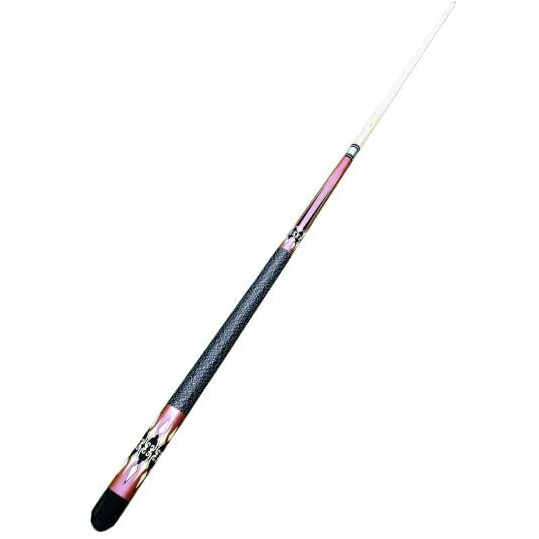 Laxmi Ganesh Billiard Red American Pool Cue In 12Mm Tip Size With Cue Cover, Glove, Chalk Holder & 2 Pcs Chalk And Tip