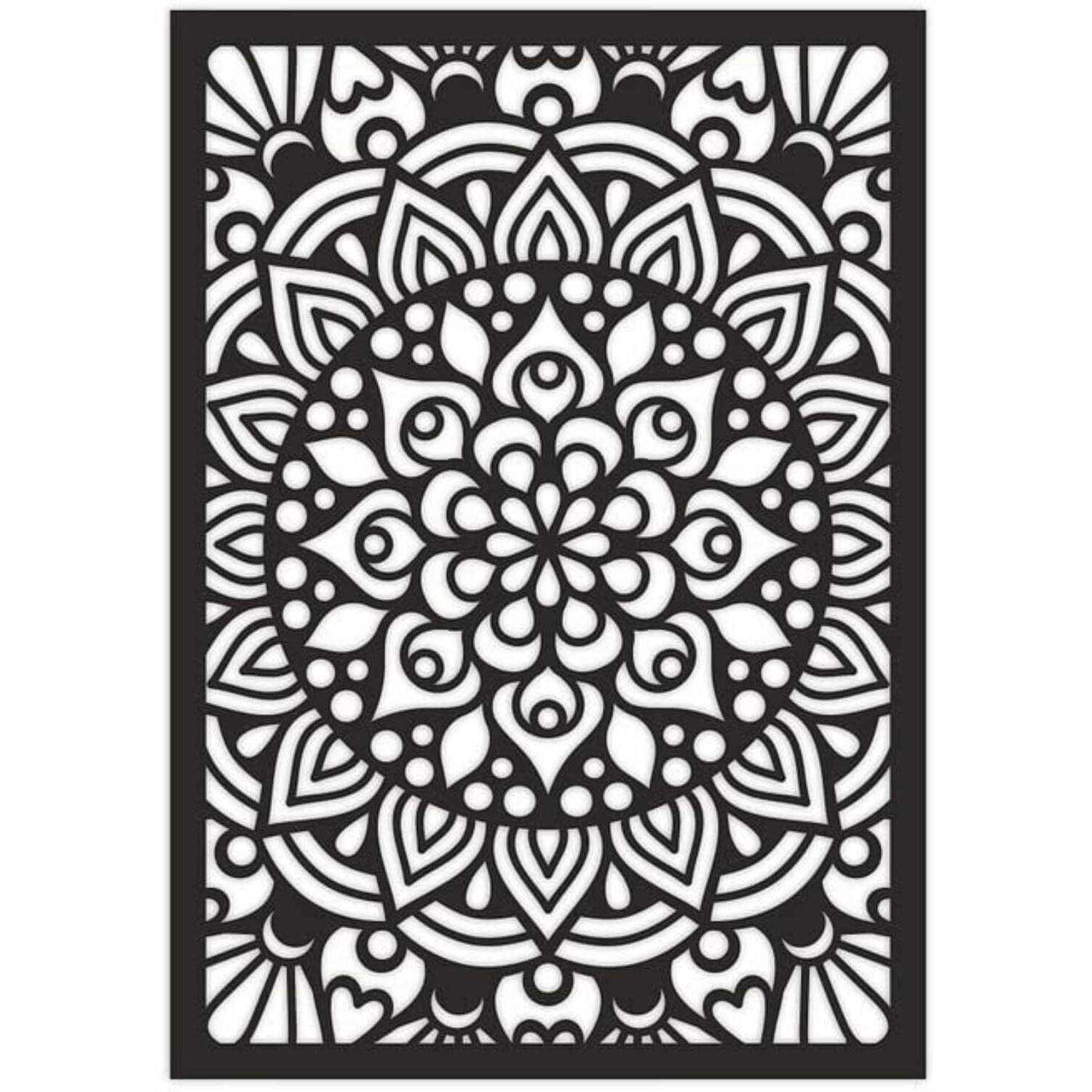 Cvanu Handmade Mdf Wooden Wall Hanging Laser Cutout, Decorative Items/Wall Panel (11Inch X 15Inch)