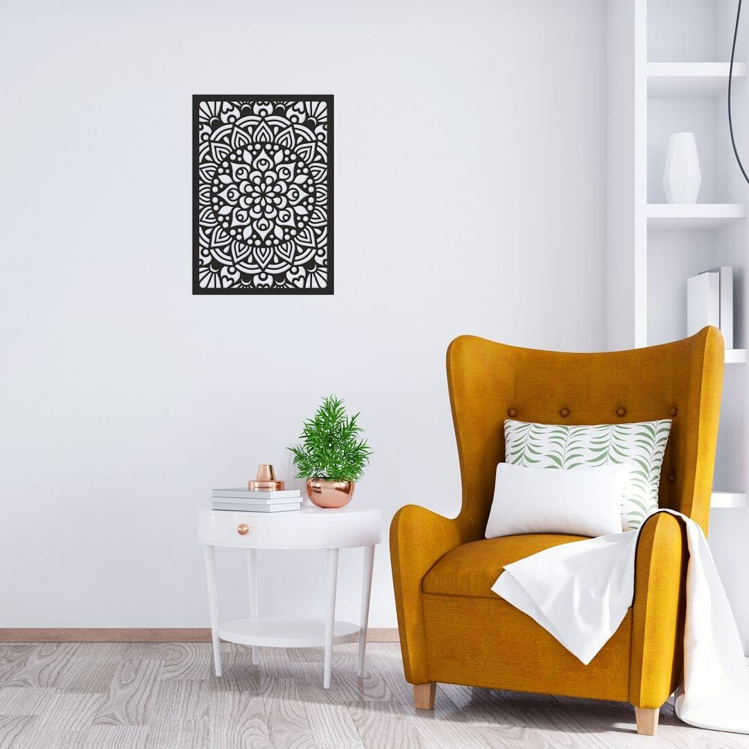 Cvanu Handmade Mdf Wooden Wall Hanging Laser Cutout, Decorative Items/Wall Panel (11Inch X 15Inch)