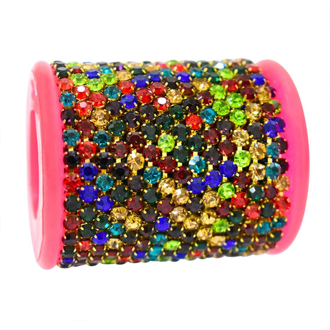 Embroiderymaterial 2Mm (6Ss) Rhinestones Cup Chain For Craft, Embroidery And Jewellery Making (5 Mtr, Multicolor)