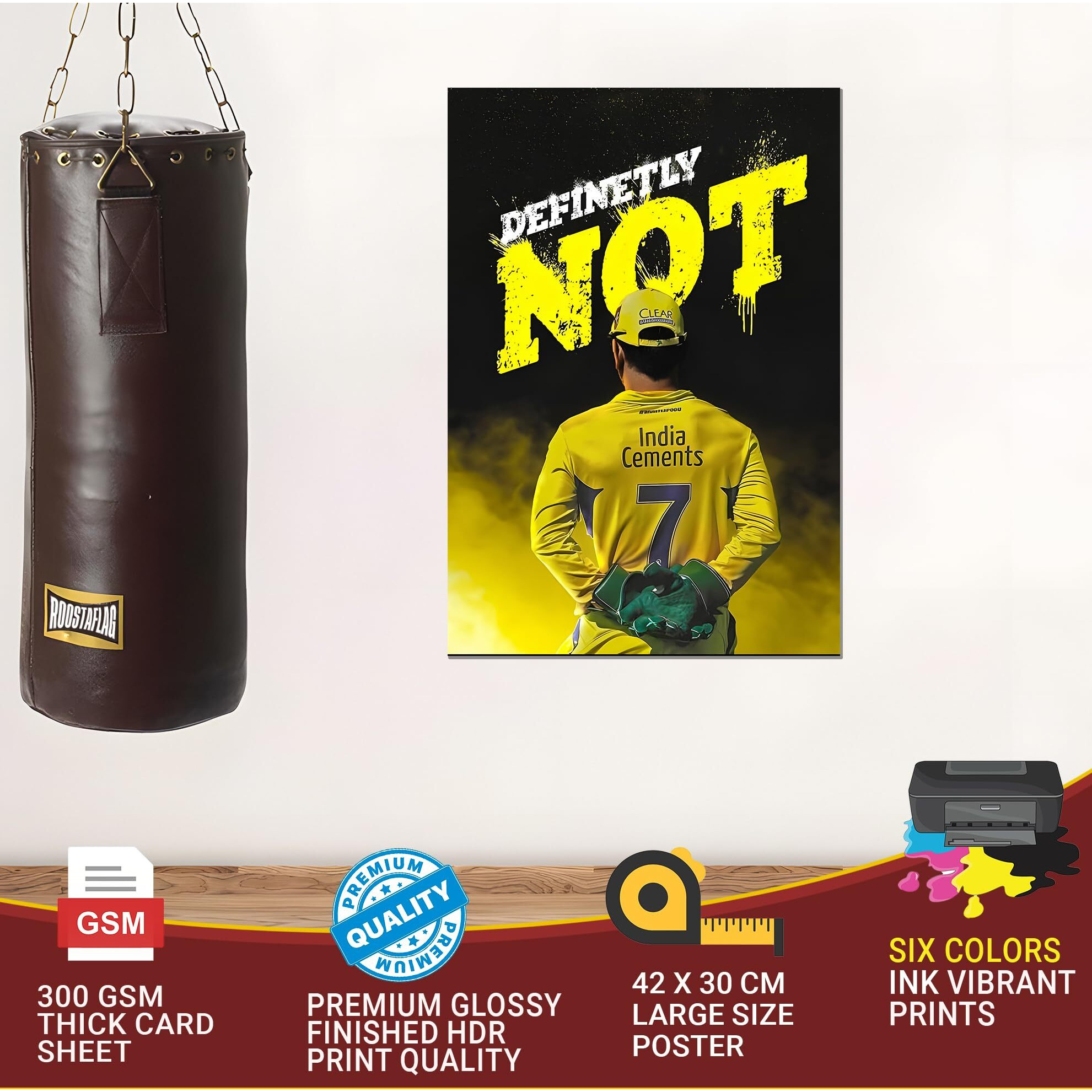Dhoni Posters For Wall | Dhoni Stickers For Wall | Ms Dhoni Poster Big | Dhoni 7 Poster | Dhoni 3D Posters | Dhoni 7 Sticker | Thala Dhoni Motivational Posters For Room Decoration