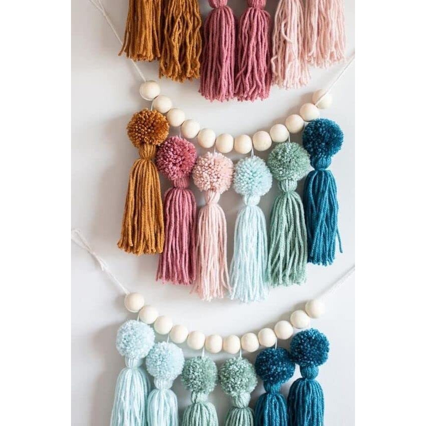 Prapti Handicrafts Natural Wood Beads, Unfinished Loose Wooden Bead For Craft,Diy Art & Crafts Macrame Jwellery Making (16 Mm, Natural Pack Of 50)