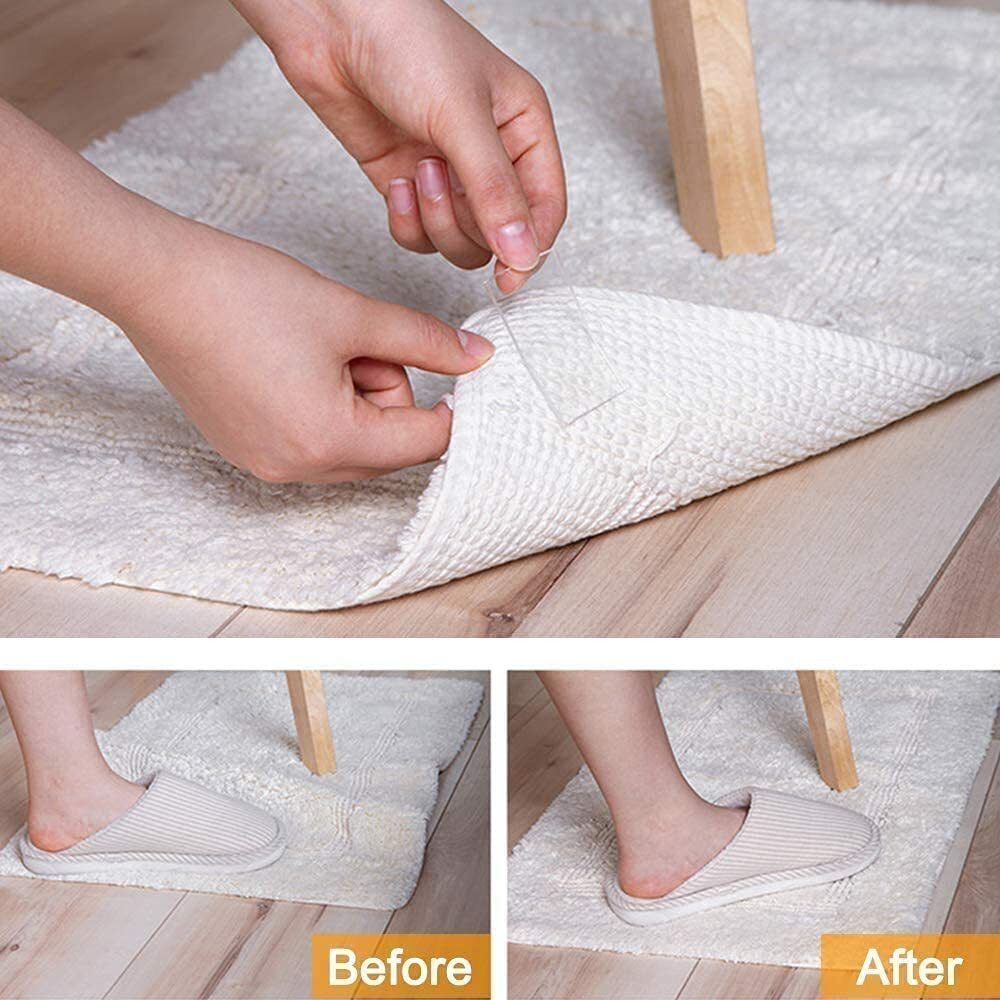 Amazing Stuff Double Sided Tape Adhesive Silicone Tape, Heavy Duty, Strong Sticky, Multi-Functional, Removable, Washable, Reusable Anti-Slip Gel Nano Grip Tape 2Mm Thick, 1.2 Inch Wide 3 Meter