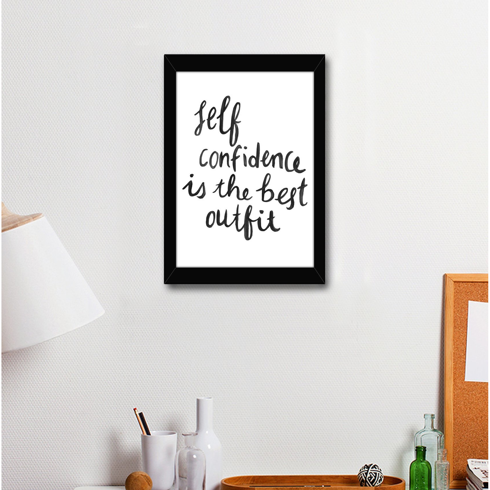 Tied Ribbons Motivational Framed Quotes For Bedroom With Frame | Wall Posters Inspirational | Inspiring Quotes | Poster Inspirational (13.6 Inch X 10.2 Inch,Multicolor, Engineered Wood)