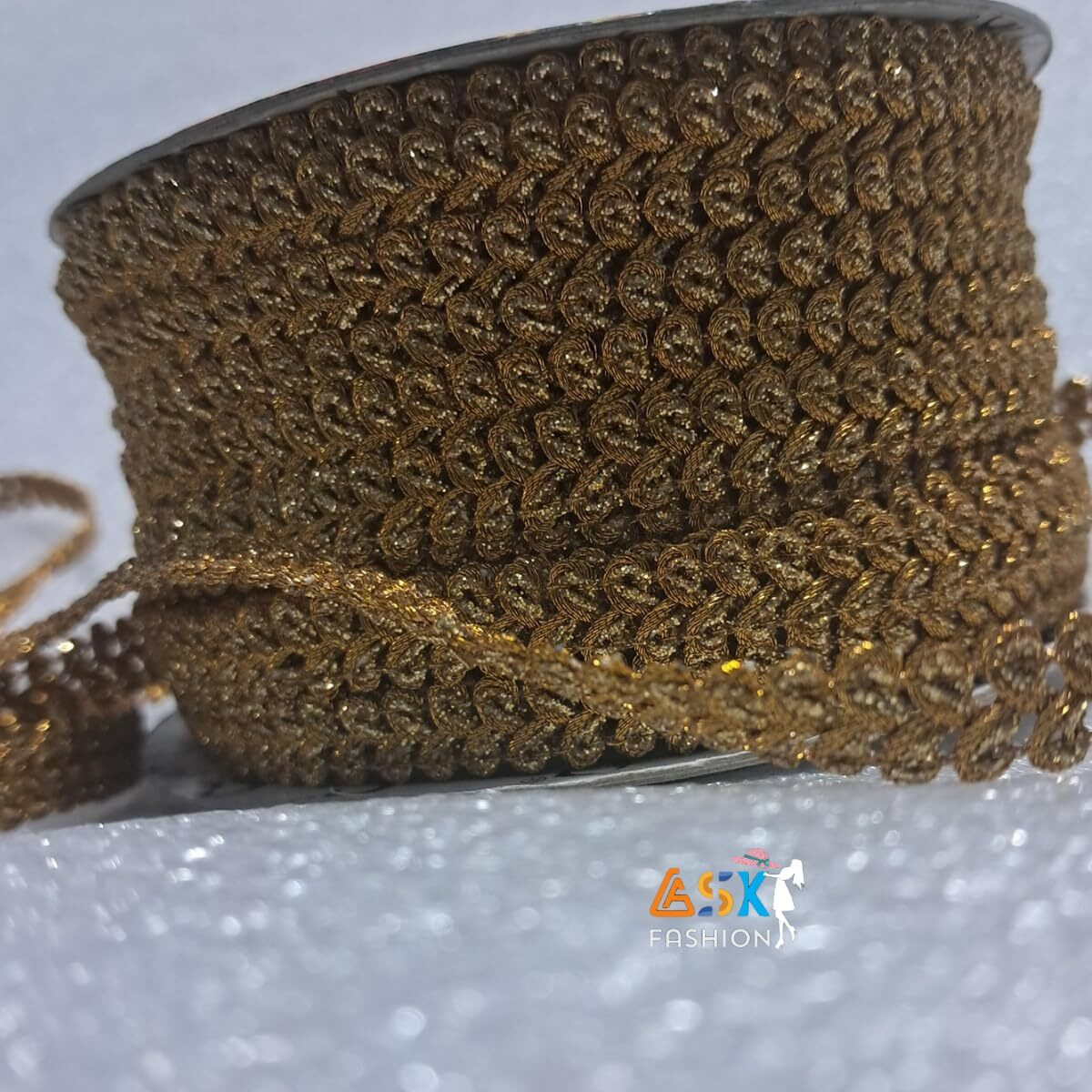 18 Meters Golden Flat Dori Lace & Blouse Border For Blouse, Bridal Dresses, Sarees, Lehengas, Diy Decoration, Designing Embellishment Arts & Crafts -(Gold)