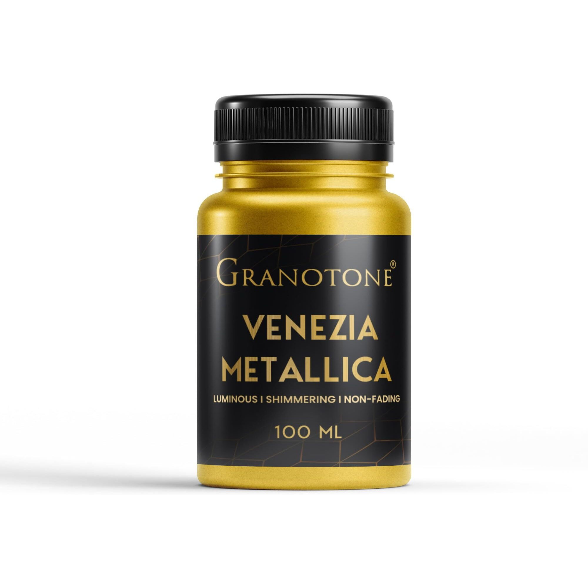 Granotone Acrylic Venezia Non-Fading Shimmering Metallic Colour Acrylic Paint With Rich Pigments Non-Toxic Ideal For Kids Artist & Beginners (Gold, Silver)