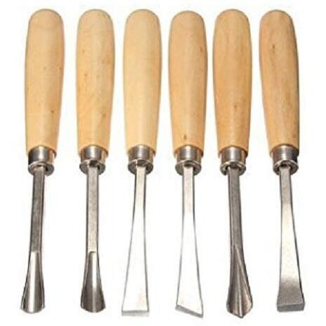 Isc Wood Carvings Set For Great For Carving Woods, Clay And Wax For Home And Professional Use - 6 Pcs