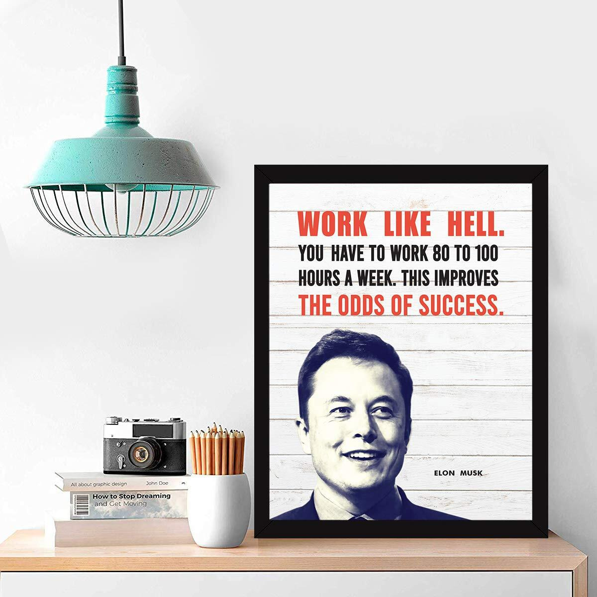Chaka Chaundh - Football Framed Posters - Motivational Quotes Frames - Sports Academy Quotes Frame - Athletic Quotes Wall Frames - (14 X 11 Inches)