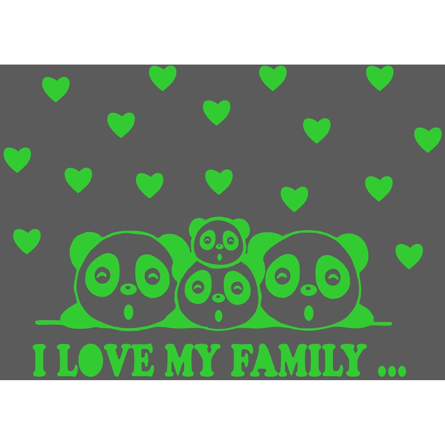 Dreamkraft Glow In The Dark Kids Room Decor Radium Sticker (Green, 20X20 Cm)