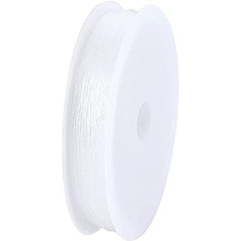 Prokart 0.7 Mm 10 Meter Elastic Stretching Cord For Beading, Jewellery Making, Transparent Pack Of 1