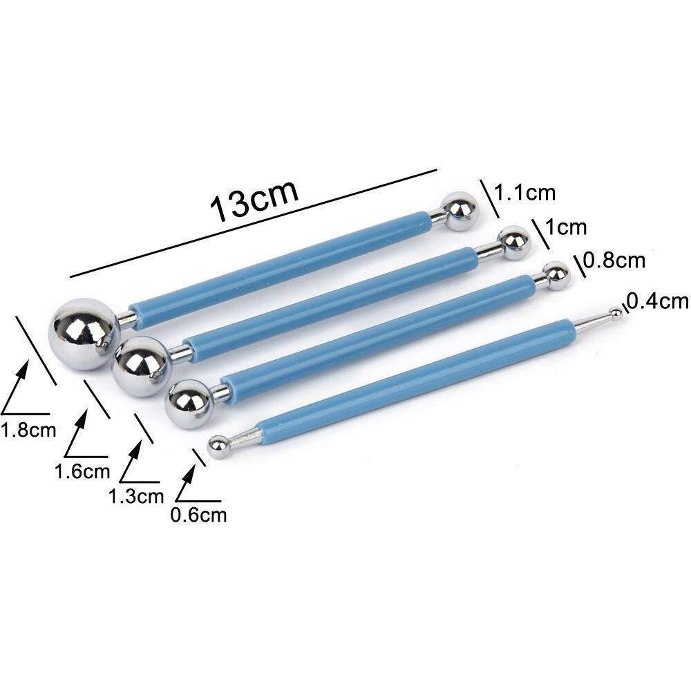 Jern Kids Crafts And Nail Art Dotting Tools Set With Mandala Dotting Stencils, Templates, Brushes And Paint Tray - 17 Pcs
