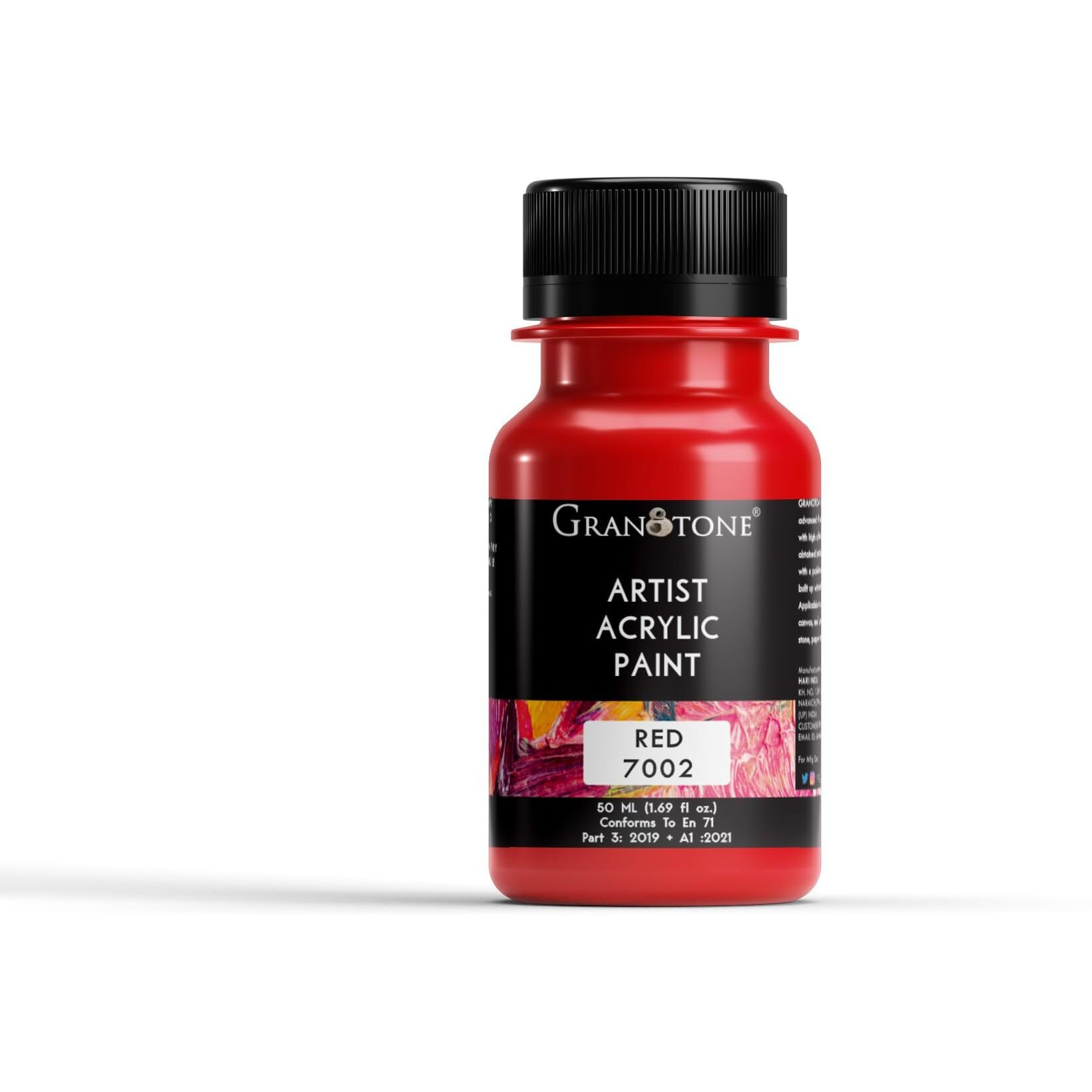 Granotone Artist's Acrylic Paint Set (16 Colors) Water Based Pastels Non-Toxic Fast Drying Acrylic Craft Paints, Ideal For Pro Artists Beginners Hobby Painters & Kids 50 Ml Each, Multicolor