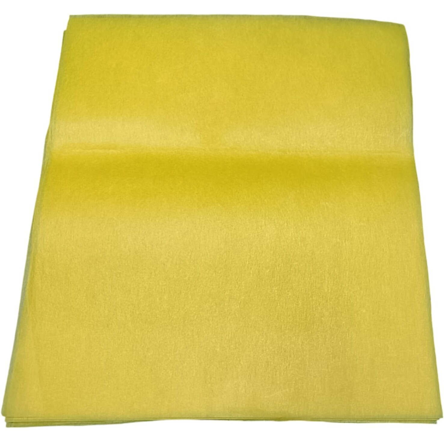 Pandeji 32Cm X 30 Cm Cut Size Non-Woven Sheets For Flowers Wrapping, Flower Bouquet Wrapping Paper Floral Supplies For Fresh Flowers (Yellow Color, Pack Of 100 Sheets)