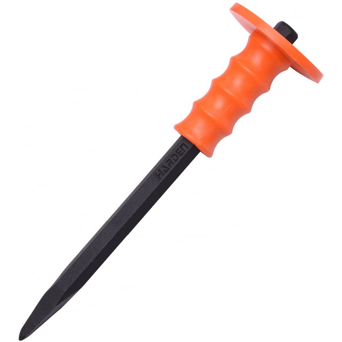 Harden 250Mm Point Head Concrete Mason Cold Chisel, One-Piece Forged And Heat Treated - 610812