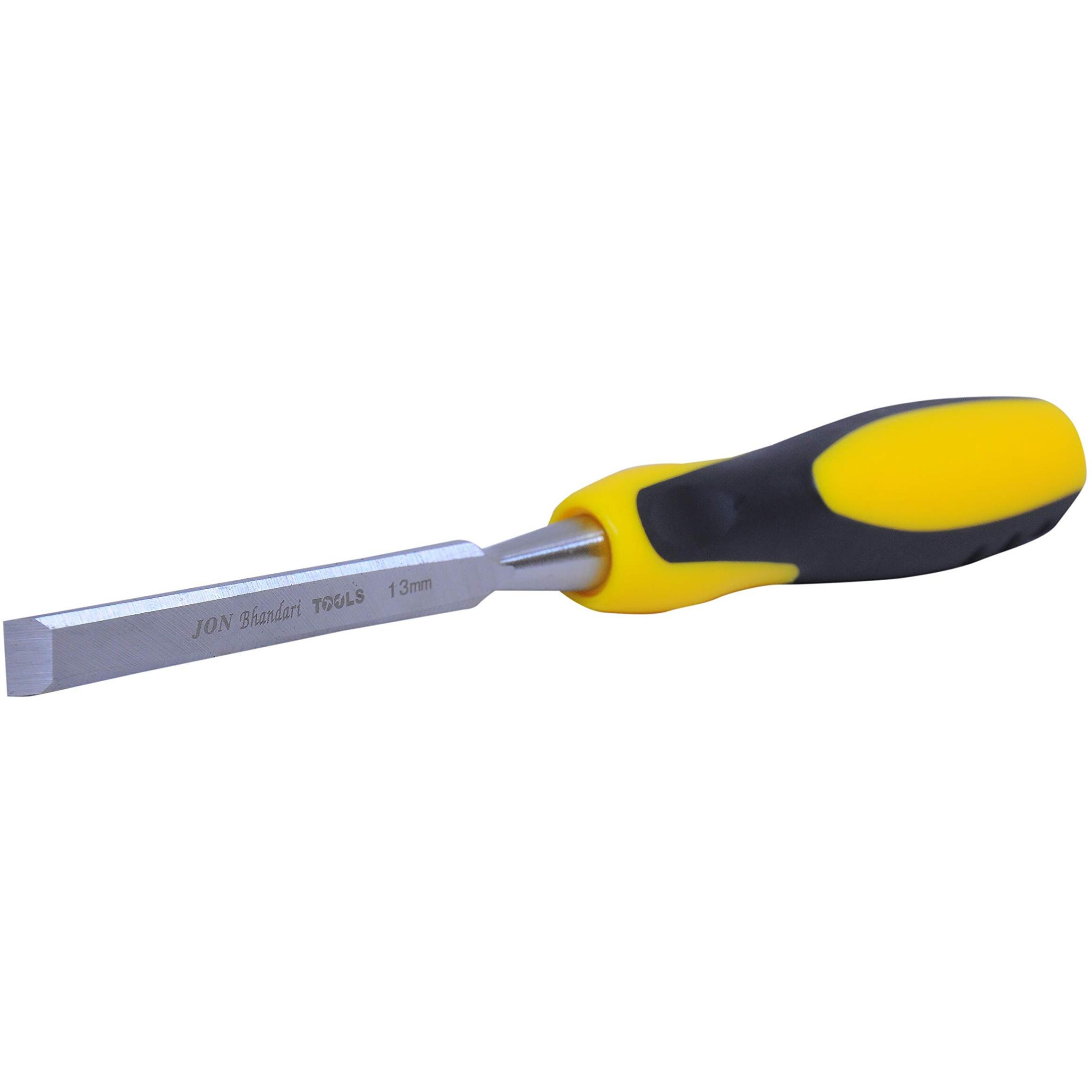 Jon Bhandari Tools Combo Of 3 Premium Wood Chisel 13Mm (1/2"), 25Mm (1"), 38Mm (1-1/2") With Bag For Woodworking And Carving