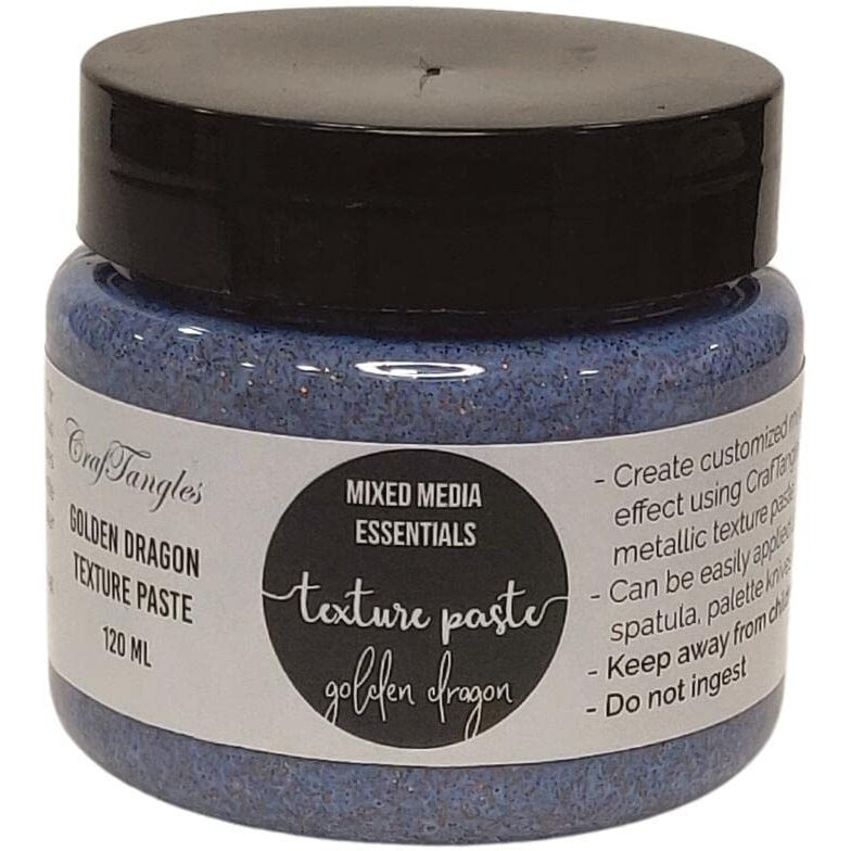 Craftangles Mixed Media Essentials - Shimmer Texture Paste - Golden Dragon (120 Ml)