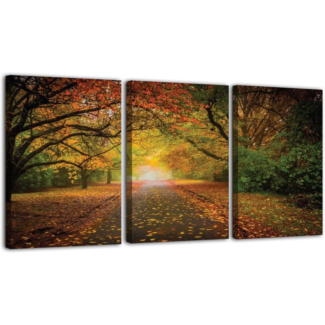 Truecanvas Abstract Canvas Wall Art For Living Room Wall Decor For Bedroom Office Decoration, Wall Decoration Large Painting Artwork Set Of 3 Piece, Each Panel Size 12 X 18, S31630