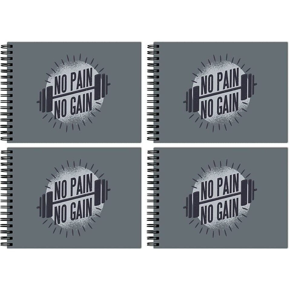 Tinywalk Z Sketch Book Drawing Pad Landscape Sketch Book Small Size Thick Sheets (A4 Size,100 Sheets/200 Pages, Pack Of 4)