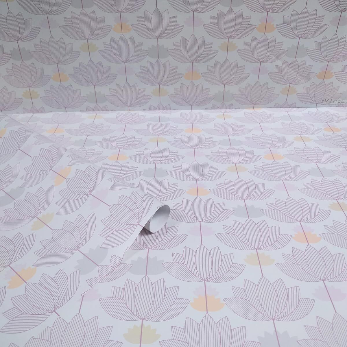 Evince Lotus Gift Wrapping Paper |Spread Joy With Lotus, For Him Her Adult Office Gifting Social Gifts Diwali Xmas And More (Pack Of 25)(70 X 50 Cms Big Sheet)