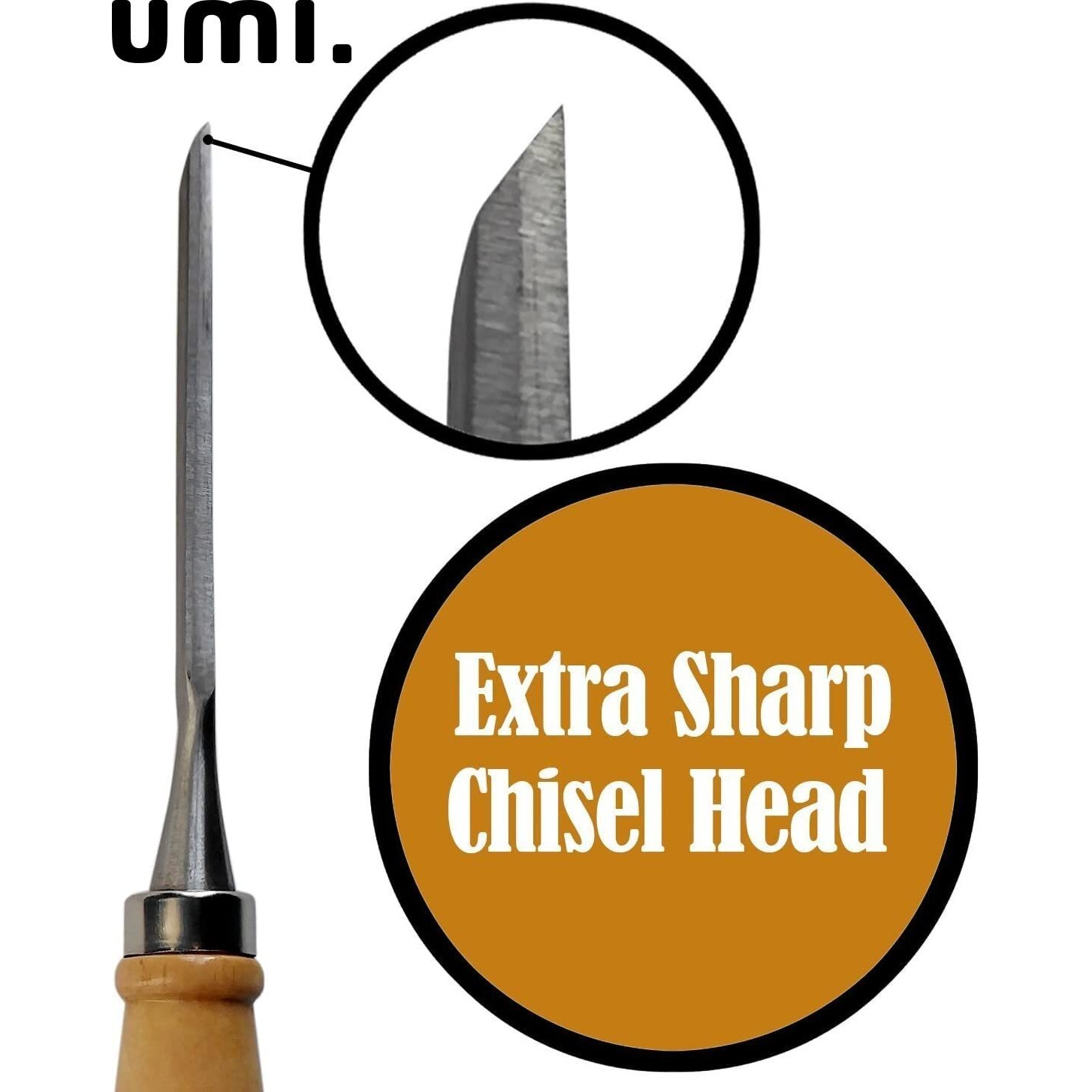 Amazon Brand  Umi 12 Piece Wood Carving Chisel Set Nonsharp Woodworking Tools With Carrying Case Great For Beginners And Pros