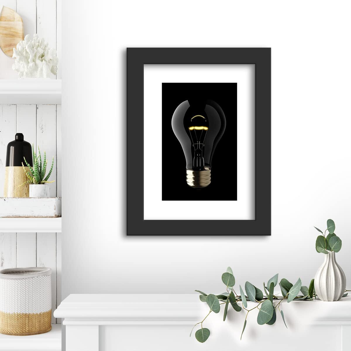 Dmcreativitycraft Motivational Quotes Wall Frames Study Motivation Posters With 1 Inch Thick Idea Positive Room Poster Frame Living Room, Bedroom, Office And Desk Decor (9.5 X 12.5 Inches)