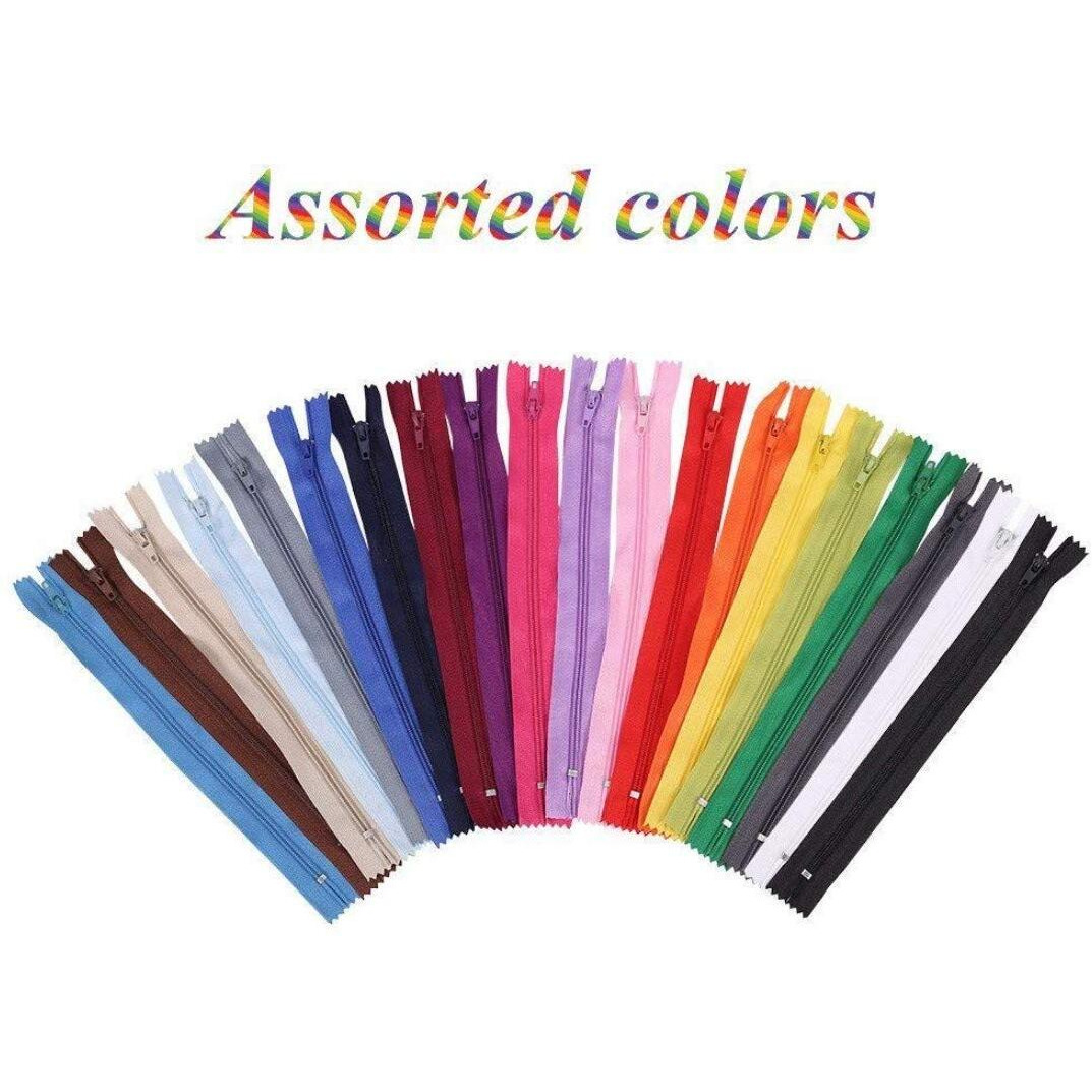 Diy Crafts Pack Of 6 Pcs, 20 Inch, Nylon Coil Zippers Bulk For Pants, Palazzo, Dresses Hand (Pack Of 6 Pcs, 20 Inch)